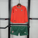 Kit Criança Portugal Principal Manga Comprida 24/25